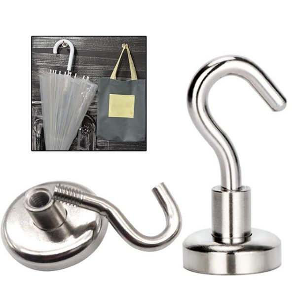 

hooks & rails strong magnetic heavy duty wall hanger key coat cup hanging for home kitchen storage organization