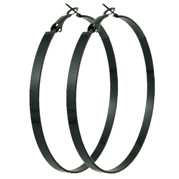 

hoop & huggie earrings for women big circle black wide round 2021 fashion jewelry accessories trend personality punk style ladies earings, Golden;silver
