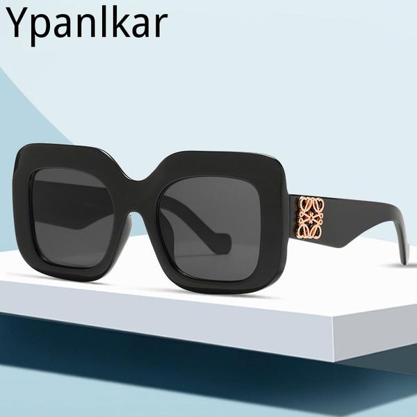 

brand sunglasses women 2021 luxury big square sun glasses female oversized vintage clear shades eyewear, White;black