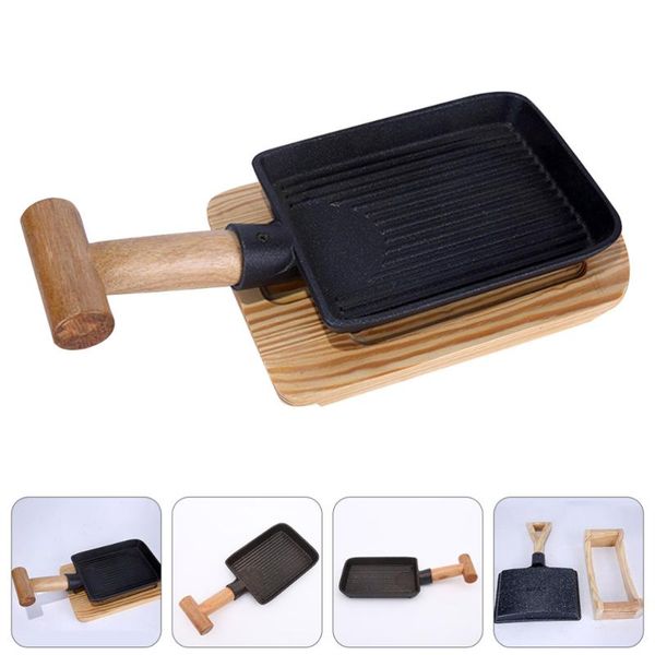 

alloy frying plate shovel shaped baking pan bbq tray kitchen cookware pans
