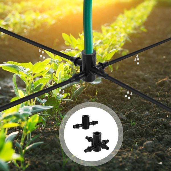 

watering equipments 200pcs 5-way and 3-way hose connector agriculture garden splitter for lawn