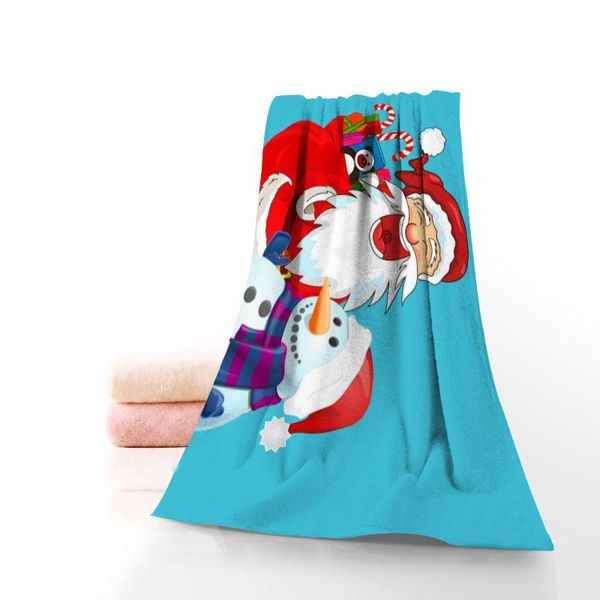 

towel snowman towels microfiber bath travel,beach,face custom creative size 35x75cm