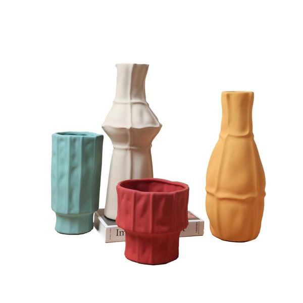 

vases nirdic luxury ceramic vase decoration home decor modern small table bedroom living room household christmas gift