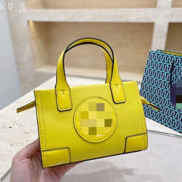 

2021 new leather tote bag small square bag crossbody bag ysj