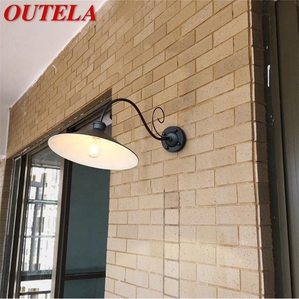 

outdoor wall lamps outela lamp classical sconces light waterproof horn shape home led for porch villa
