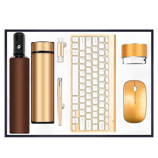 

business keyboard mouse gift box bluetooth audio printed logo game office wireless for deskcomputer notebook combos