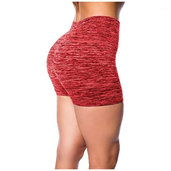 

fashion comfortable womens elastic out high waist leggings tight sports casual short pants fitness l*5 women's shorts, White;black