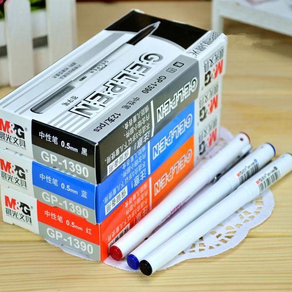 

gel pens m&g stationery, fashion white pen, gp1390 business office or school