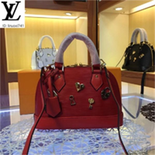 

brand designer luxury z07x m51399 red lychee pattern handbag shoulder bag women handbags iconic bags handles shoulder bags totes cross b, Red;black