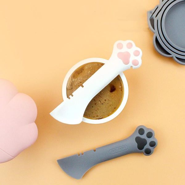 

cat carriers,crates & houses 1pc multifunction pet spoon plastic jar opener kitten puppy feeding food scoop dog feeder shovel pets ta