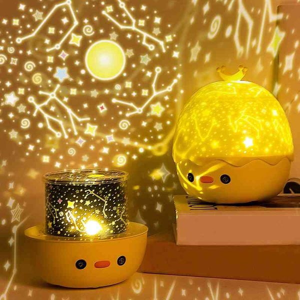 

crowne duck sky projection led remote control bluetooth music box 3d night light children's gift
