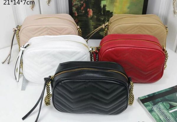 

leather women's marmont crossbody bags designer fashion shopping evening camera cases cards pockets handbag shoulder bag #1258