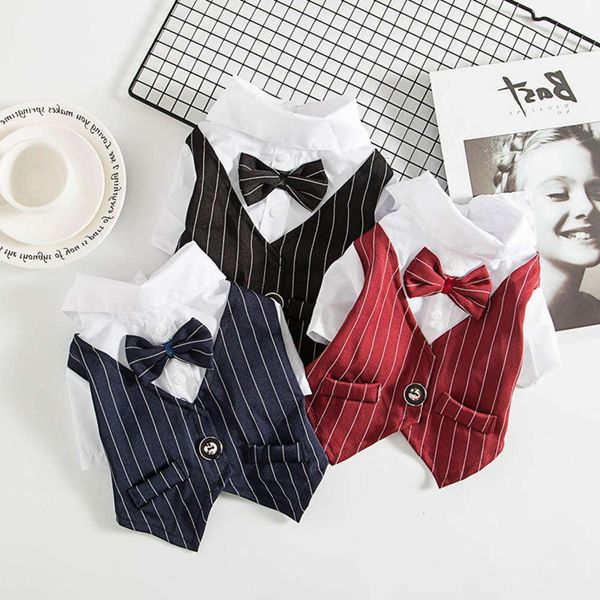 

pet dog suit summer thin teddy shirt wedding dress cat spring clothes