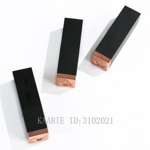 

storage bottles & jars 12.1mm 10/20/30pcs black empty magnetic buckle lip lipstick tube, diy plastic tubes, refillable cosmetic contain