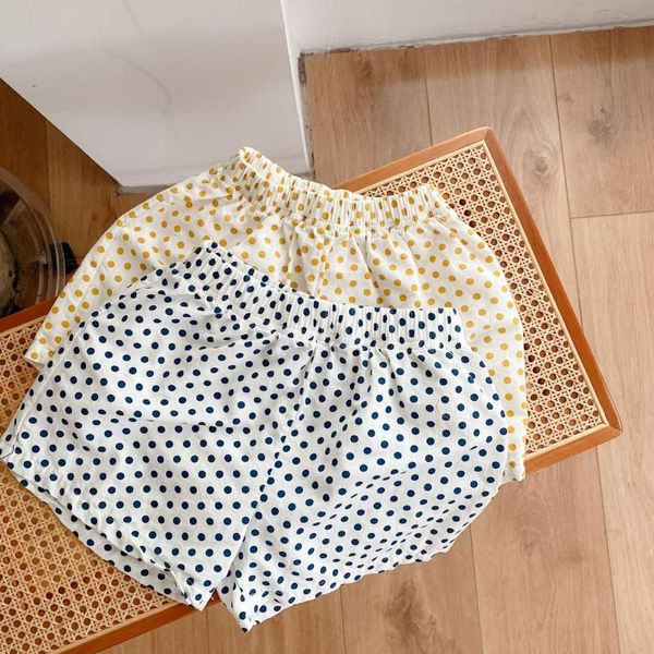 

summer arrival girls fashion dot shorts kids korean design cotton, Black