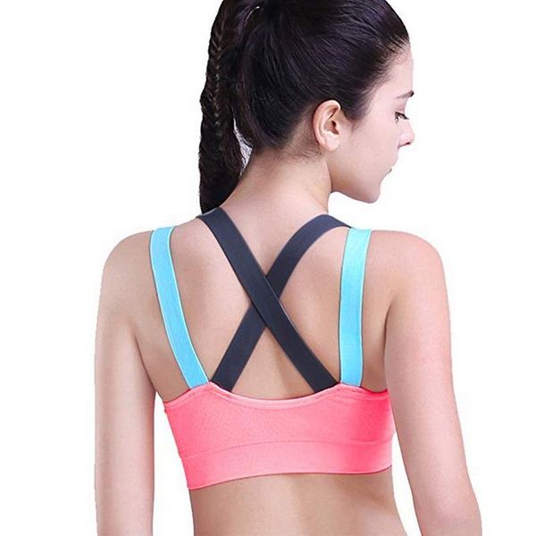 

yoga outfit push-up bra sports for women gym seamless high impact fitness female underwear sportswear bralette