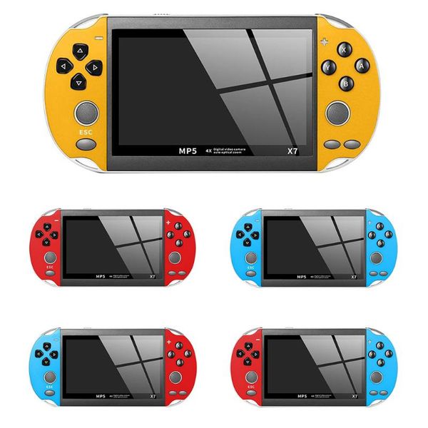 

plastic entertainment camera 8gb tv output game console rechargeable multifunctional 4.3 inch usb handheld dual rocker gifts portable player