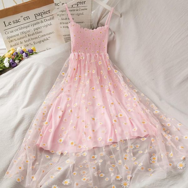 

casual dresses qweek pink kawaii slip dress for holiday 2021 summer vacation beach style spaghetti strap mesh lace fairy ruched, Black;gray