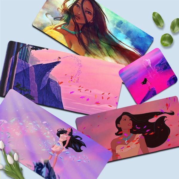 

mouse pads & wrist rests pocahontas princess beautiful anime gamer play mats mousepad size for keyboards mat boyfriend gift