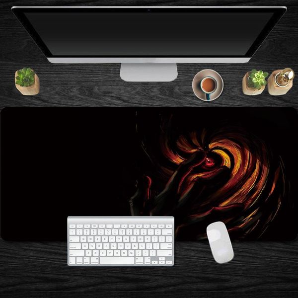 

mouse pads & wrist rests pad gamer xxl black anime big size anti-slip rubber play mats gaming for keyboard lapcomputer pc speed