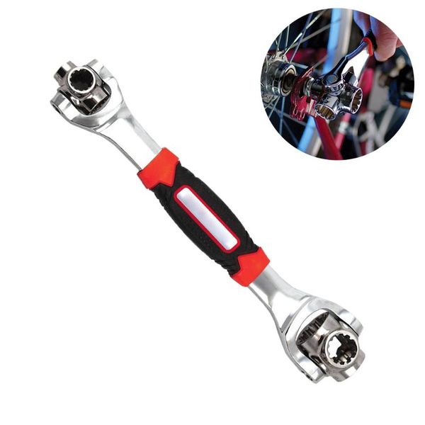

hand tools 48 in 1 tiger wrench socket works with spline bolts torx for universal car repair spanner