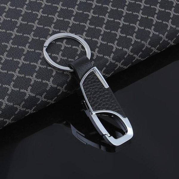 

keychains car-styling men leather key chain metal car ring for suzuki vitara swift sx4 jimny grand 2021 samurai accessories, Silver