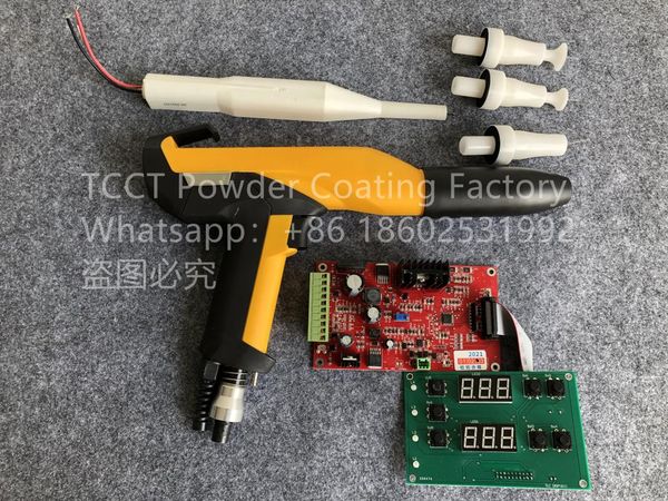 

professional spray guns whole set electrostatic powder coating machine system kit