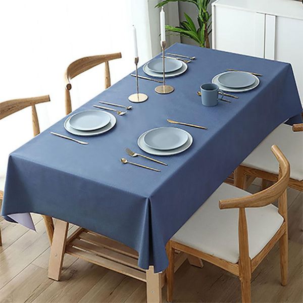 

table cloth solid color rectangular round tablecloths waterproof oilproof home dining tea decoration el picnic