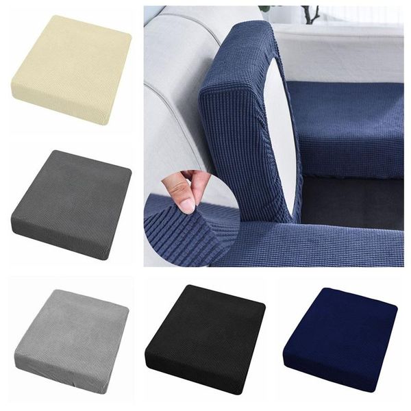 

cushion/decorative pillow sofa seat cushion cover chair pets kids furniture protector polar fleece stretch washable removable slipcover 1/2/