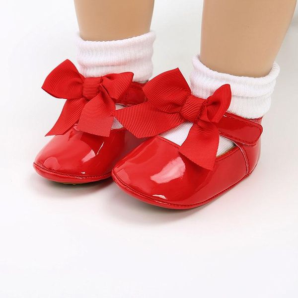 

0-1 year old butterfly princess shoes baby toddler shoes, Black;red