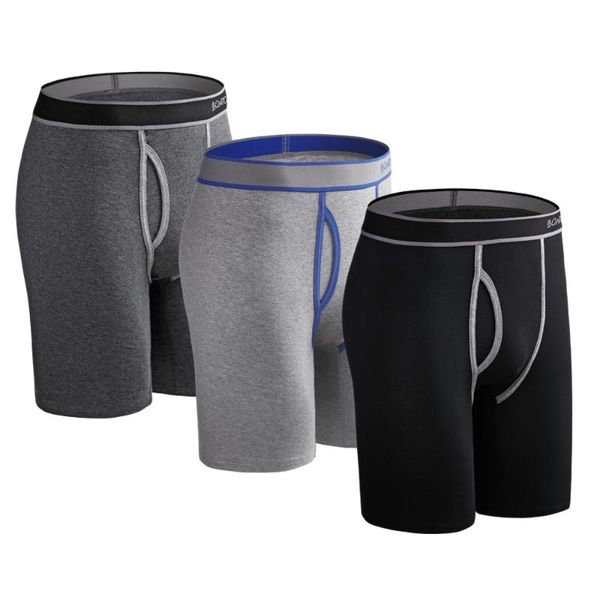 

underpants 3pcs men's underwear shortsboxers cotton material elasticity panties comfortable fashion, Black;white