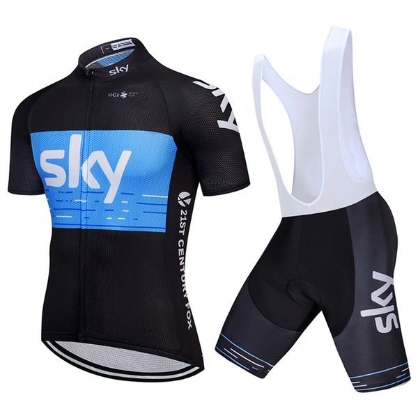 

motorcade version cycling strap short sleeve bicycle suit sky motorcade mountain bike, Gray