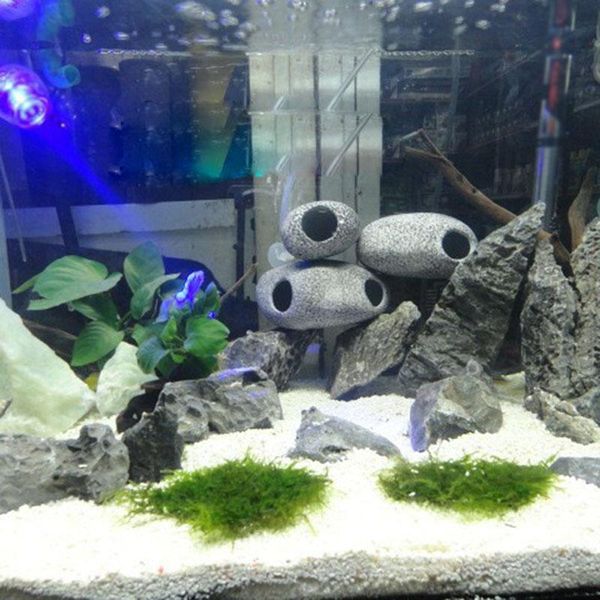 

decorations stone aquarium ornament realistic rock shrimps cave fish tank landscape decoration tb sale