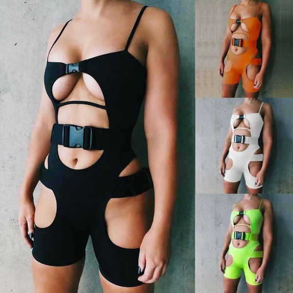 

women's jumpsuits & rompers women short romper jumpsuit leotard sleeveless stretch bodysuit, Black;white