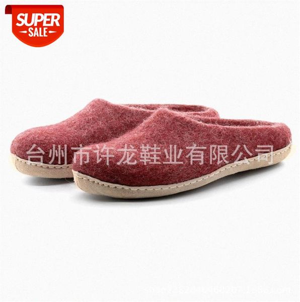 

felt home slippers large size shoes for men and women floor #7k0u, Black