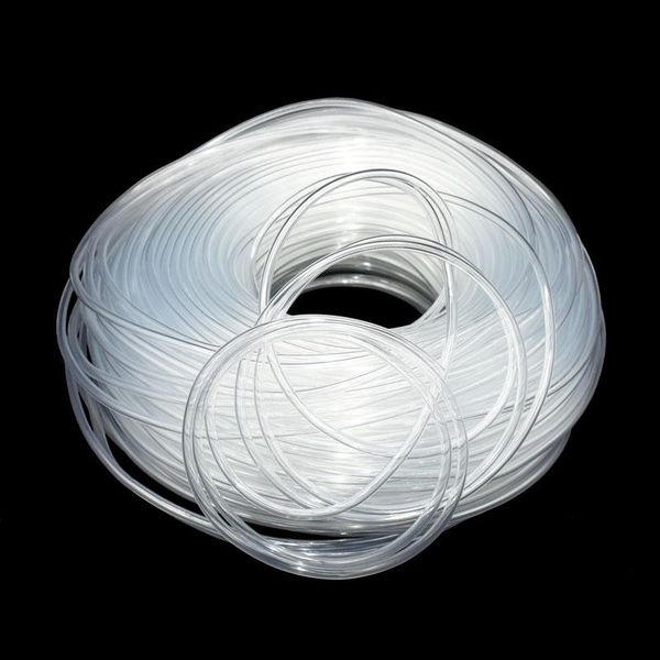 

1/4" flexible pvc garden hose transparent expandable 4/7 drip irrigationwatering water pipe 20m 30m watering equipments