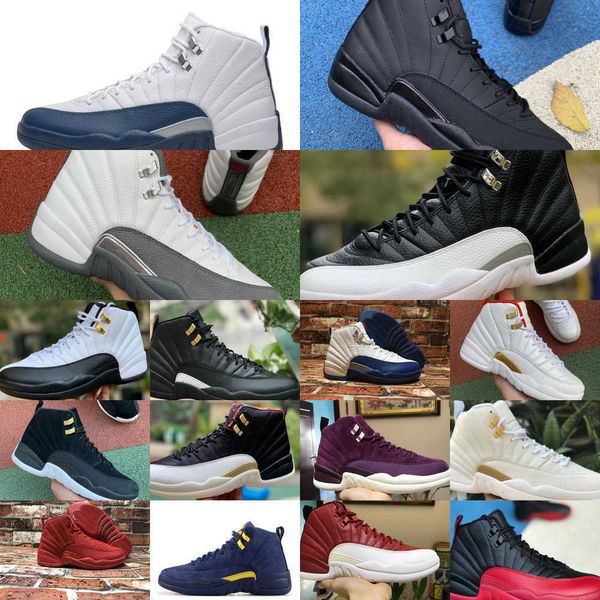 

ovo white university gold 12 basketball shoes indigo cny cherry 12s reverse fiba flu game gym red french blue playoff mens sneakers 5rr4x57u