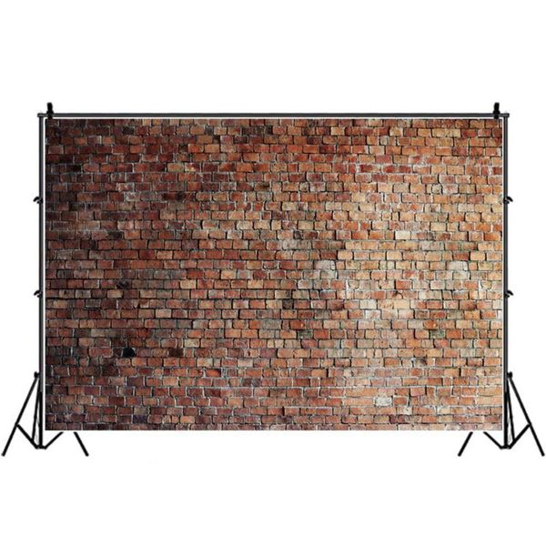 

party decoration brick wall backdrop beauty dusty red pography background holiday celebration po booth studio decor