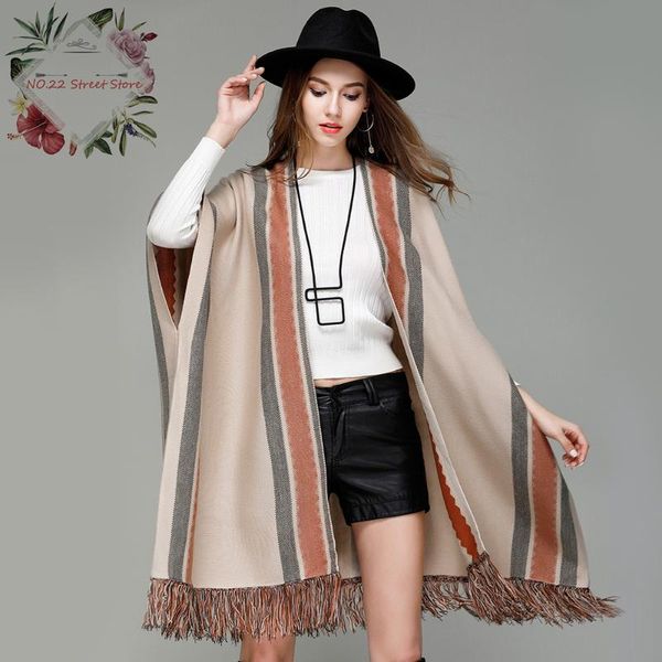 

women's sweaters 2021 autumn women elegant batwing cardigan tassel decorated socialite sweater sleeve v-neck cape outwear, White;black
