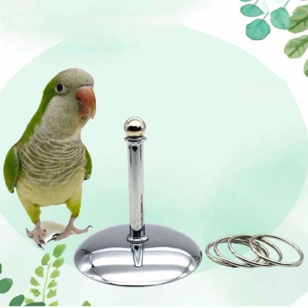

other bird supplies pet platform metal ring parrot educational interactive intelligence training bite-resistant chew toy