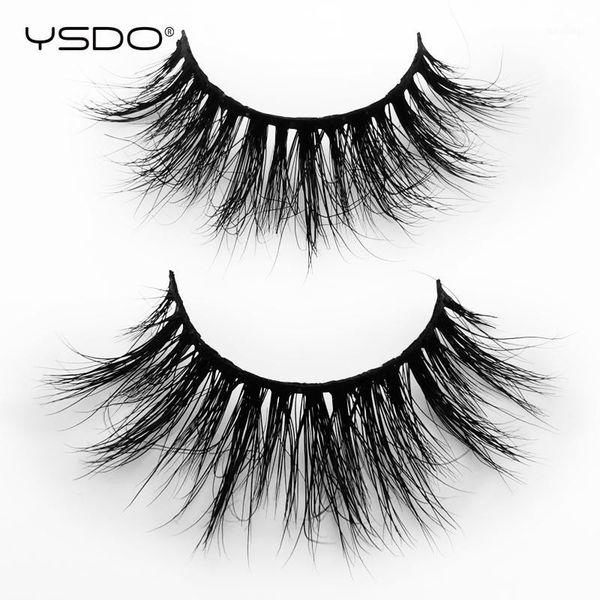 

1 pair eyelashes 3d mink lashes hand made cruelty false fluffy maekup fake #34a1