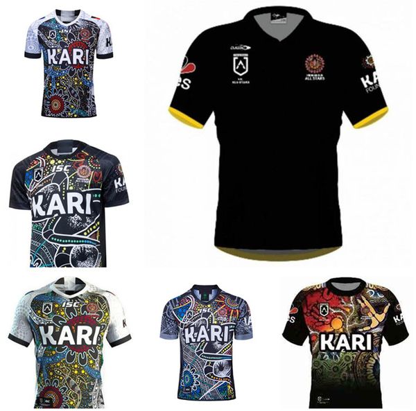 

2021 all starts rugby jerseys indigenous camouflage nrl league 19 20 shirts thailand player version maillot de s-5xl, Black;gray