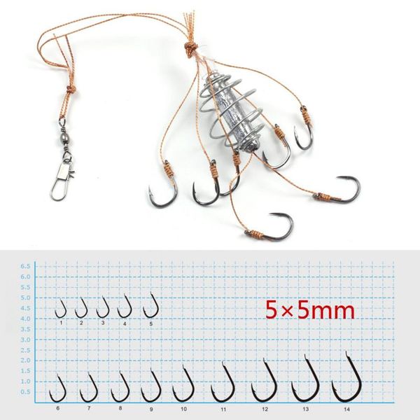 

4pcs carp fishing long s explosion ise hooks with lead for saltwater freshwater fish bait hook wild ice tackle