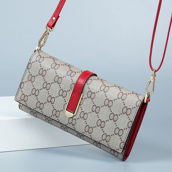 

mobile wallet female card bag integrated simple single shoulder messenger bag multifunctional zero purse