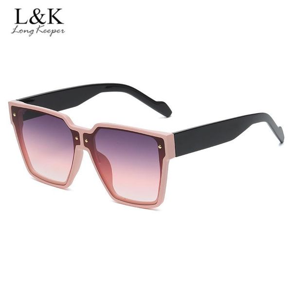 

sunglasses oversized square women fashion vintage gradient sun glasses female retro rivet decoration eyewear gafas de sol mujer, White;black