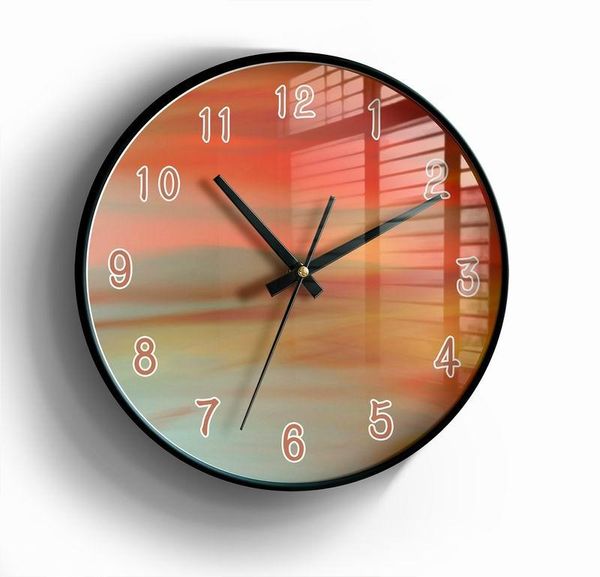 

wall clocks clock large size luxury silent movement rounds precise sweep modern design for home decoration