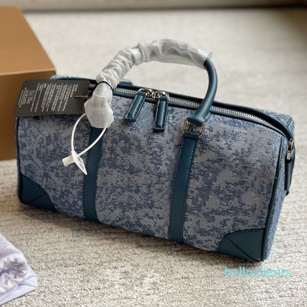 

canvas handbag vintage jacquard monograms coated for women men travel bag