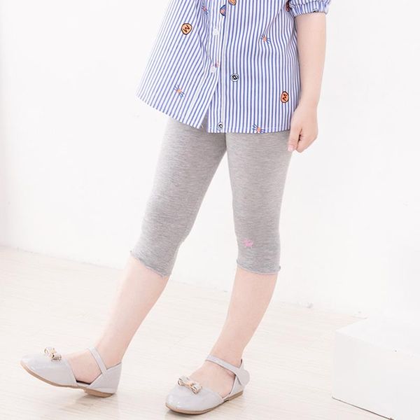 

trousers summer kids baby girls leggings children's pants cotton knee length comfortable fashion beach, Blue