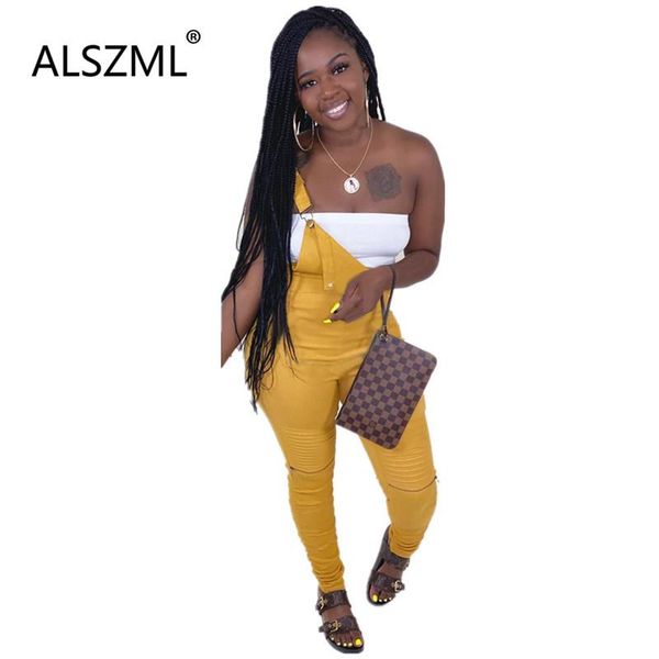 

women fashion simple solid color overalls tight pocket special design jumpsuits casual lady playsuits women's & rompers, Black;white