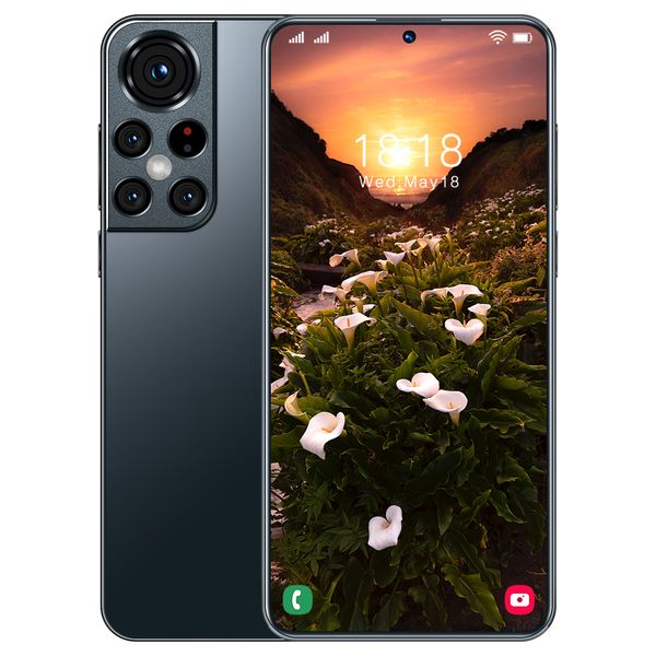 

2022 selling smart phone s22 ultra 5g 6.5 "incell real perforated screen 2gb+16gb 2900mah 3d electroplated gradient glass rear cover